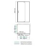 Душевой уголок WasserKRAFT Aisch 90x80 55P20 профиль Матовое золото стекло прозрачное