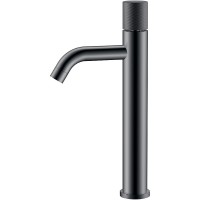 Смеситель для раковины Boheme Stick 122-SGM.4 Оружейная сталь глянцевая латунь