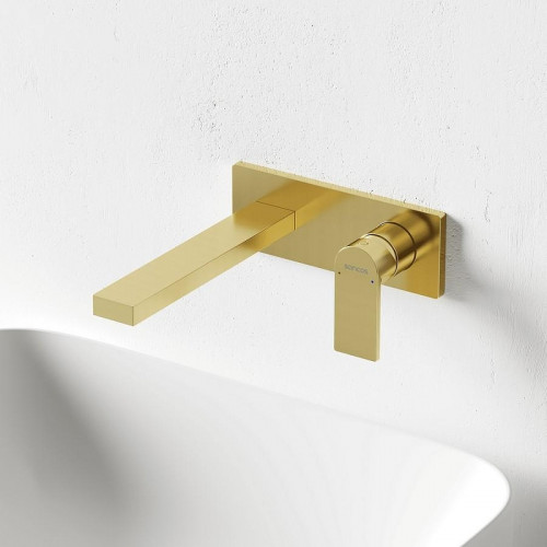 Смеситель для раковины Sancos Studio SC9017BG Золото брашированное