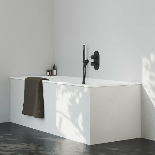 Смеситель для душа Ravak Espirit ES 063.20BLM.O2 X070286 с термостатом Черный матовый