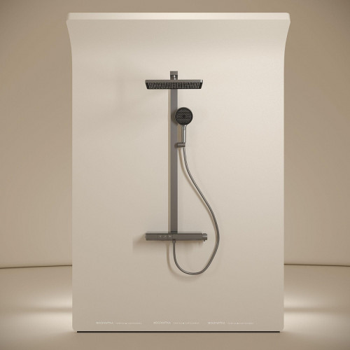 Душевая система Sancos Vos SC6100GG цвет Вороненая сталь