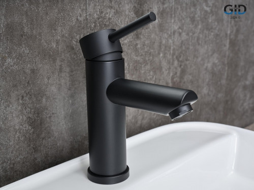 Смеситель для раковины Gid Berlin SS080BMK цвет Черный матовый