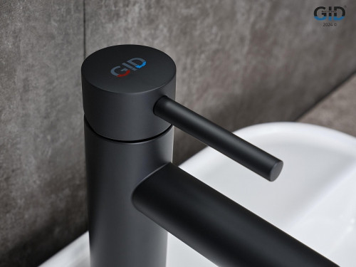 Смеситель для раковины Gid Berlin SS080BMK цвет Черный матовый