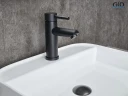 Смеситель для раковины Gid Berlin SS080BMK цвет Черный матовый