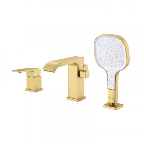 Смеситель на борт ванны Raglo R02.31.03 цвет Золото матовое