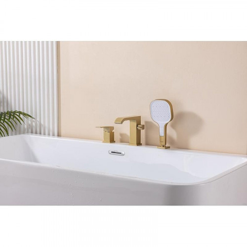 Смеситель на борт ванны Raglo R02.31.03 цвет Золото матовое