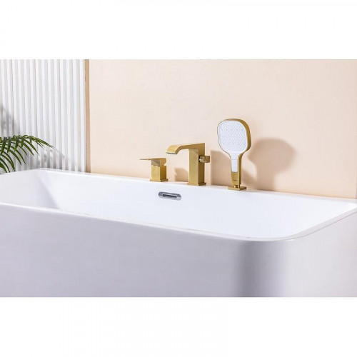 Смеситель на борт ванны Raglo R02.31.03 цвет Золото матовое