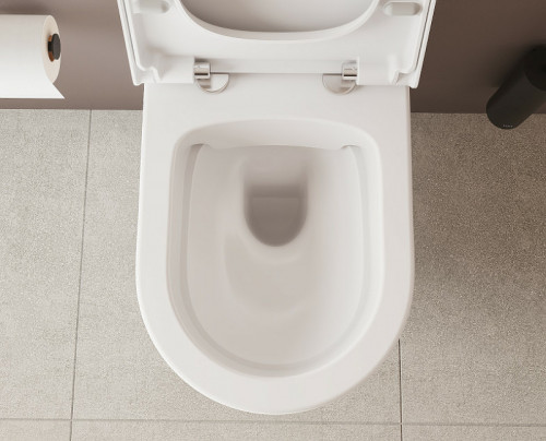 Унитаз Vitra Sanibelle 7551B003-0075 подвесной без сиденья фарфор подвесной