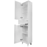 Шкаф пенал Azario Lotos 40 L CS00083926 цвет Белый