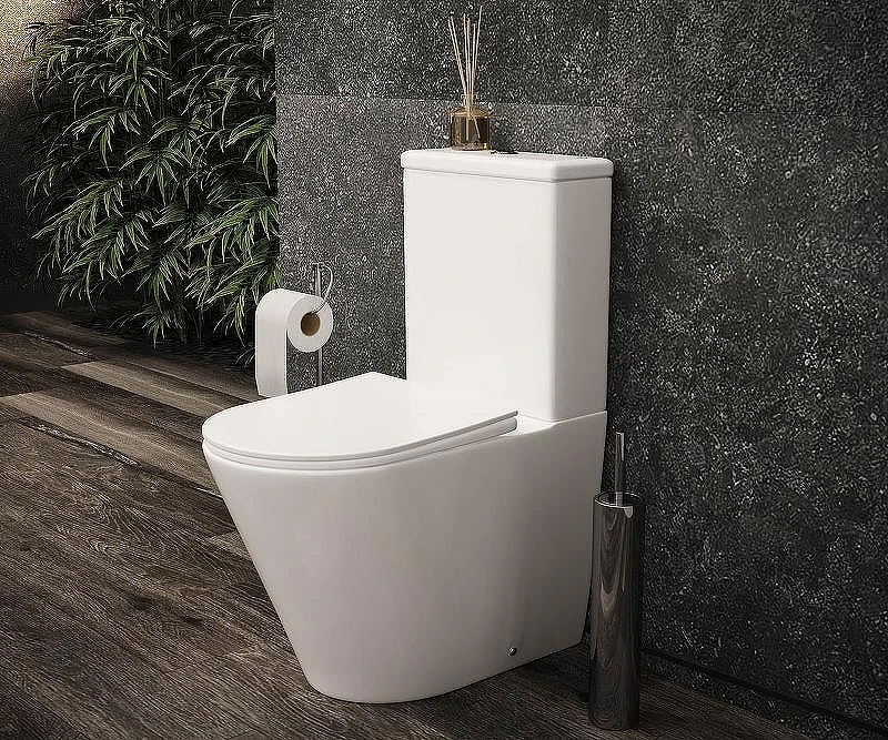 Унитаз компакт Ceramicanova Highlight CN1802 с бачком и сиденьем Микролифт