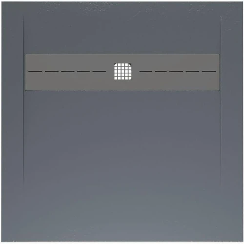 Душевой поддон из искусственного камня Allen Brau Infinity 90x90 8.21001-BGM цвет Синий+Серый