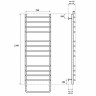 Водяной полотенцесушитель Point Нептун PN09152 П12 500x1200 Хром