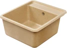 Кухонная мойка Aquaton Беллис 57 1A724932BS220 Песочная искусственный камень (литьевой мрамор) встраиваемый