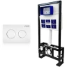 Инсталляция Bettoserb Sava Free Standing SFS40006466 для унитаза с клавишей смыва Белый глянец