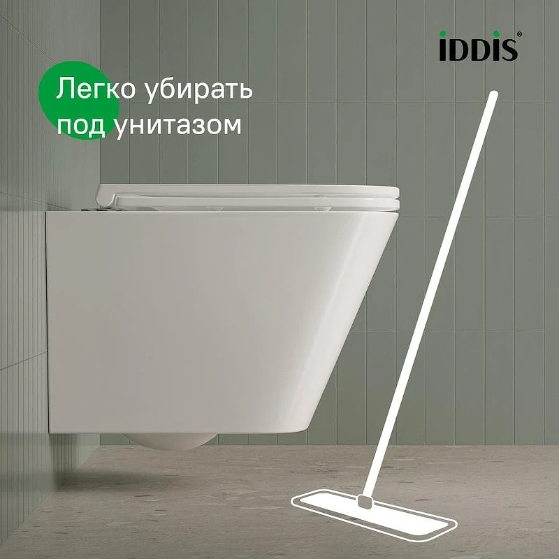 Унитаз Iddis Bild BIQRNSEi25 подвесной цвет Белый с сиденьем Микролифт