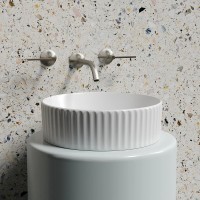 Раковина-чаша Ceramicanova Element 36 CN6057MW Белая матовая фарфор накладная