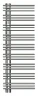 Водяной полотенцесушитель Zehnder Yucca asymmetric YAD-130-050 Белый