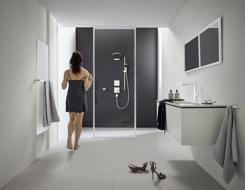 Душевой гарнитур Hansgrohe Pulsify Select Relaxation 24170700 Белый матовый латунь на стену