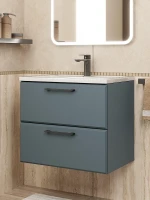 Тумба под раковину Uperwood Foster New 60 TFosterNEW60g подвесная цвет Серый графит