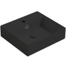 Раковина Simas Agile 51 AG51 nero matt*1 Черная матовая фарфор подвесная, полувстраиваемая