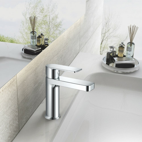 Смеситель для раковины Haiba HB10617 Хром латунь