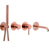 Смеситель для ванны Remer X-Style X96S03ROXXRL Медь латунь встраиваемый