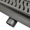 Душевой лоток Paini Harmony 450 CH450HC с решеткой Черный матовый