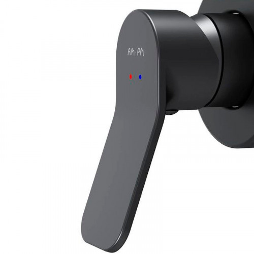 Смеситель для душа AM.PM X-Joy F85A65022 Черный матовый латунь встраиваемый