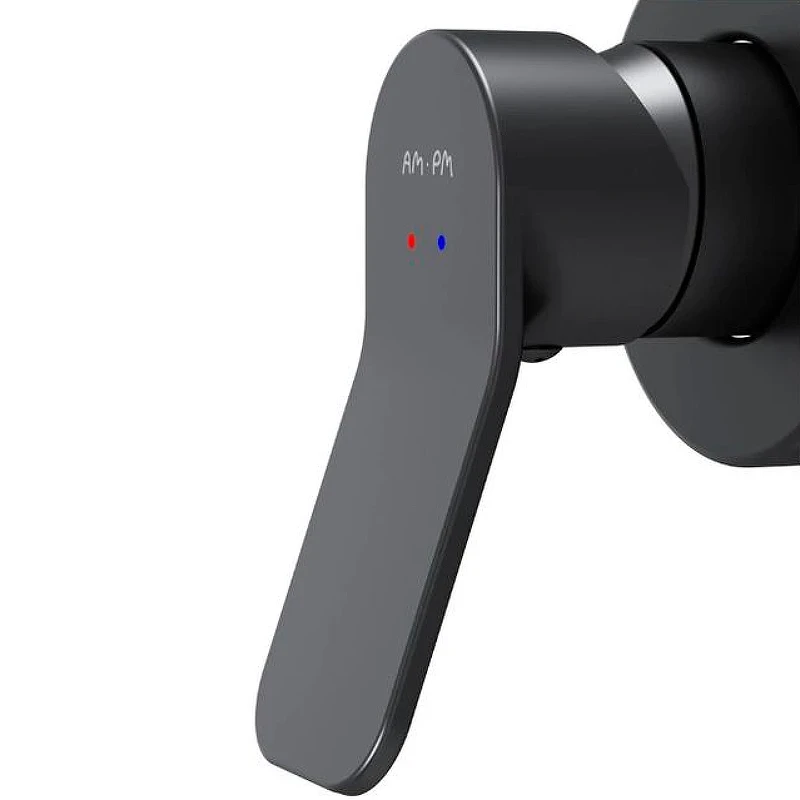 Смеситель для душа AM.PM X-Joy F85A65022 Черный матовый латунь встраиваемый