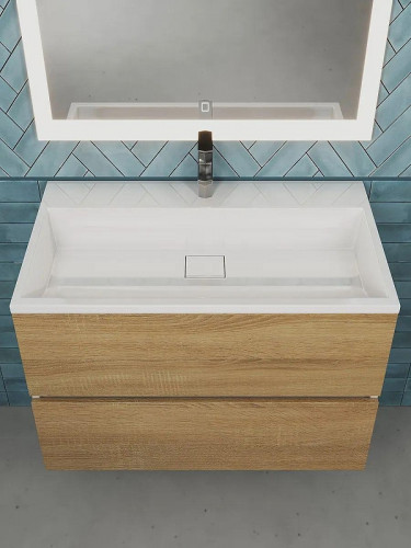 Раковина Uperwood Barsa 100 293020531 цвет Белый глянцевый