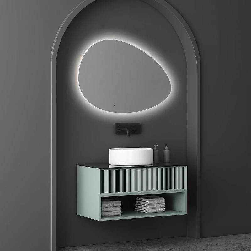 Зеркало Abber Kontur 92 AG6301SC-0.92 с подсветкой с бесконтактным выключателем и диммером стекло