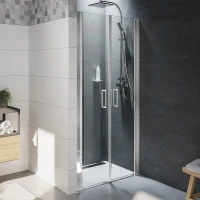 Душевая дверь Riho Novik Z111 90 G003004120 профиль Хром стекло прозрачное