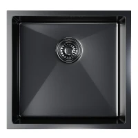 Кухонная мойка Mixline Pro 45 548565 цвет Черный графит