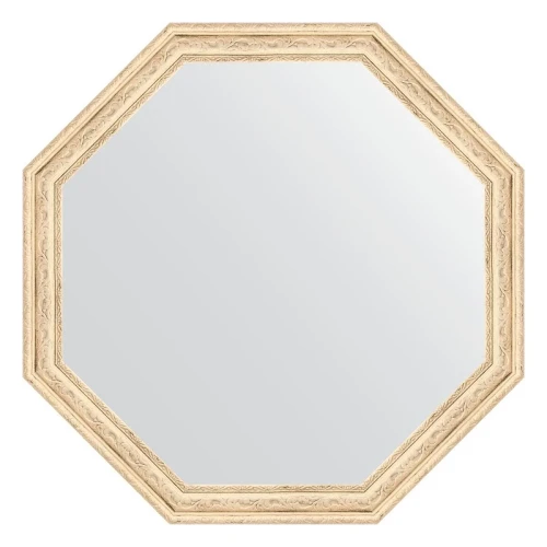 Зеркало Evoform Octagon 64х64 BY 3966 в багетной раме - Слоновая кость 51