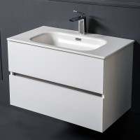 Тумба под раковину Boheme Armadi Art Vallessi 80 837-080-W подвесная White МДФ / ЛДСП