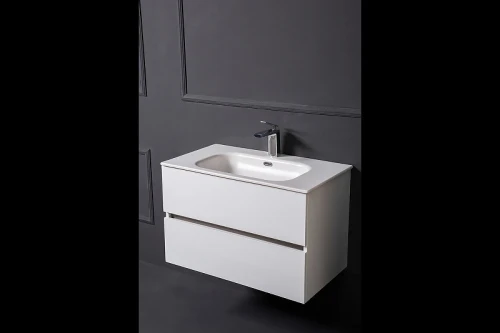 Тумба под раковину Boheme Armadi Art Vallessi 80 837-080-W подвесная White МДФ / ЛДСП
