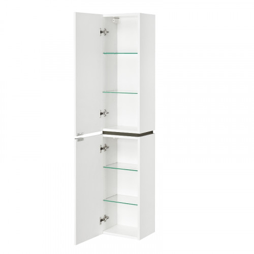 Шкаф пенал Aquaton Скай 30 1A238603SY01L подвесной Белый МДФ / ЛДСП