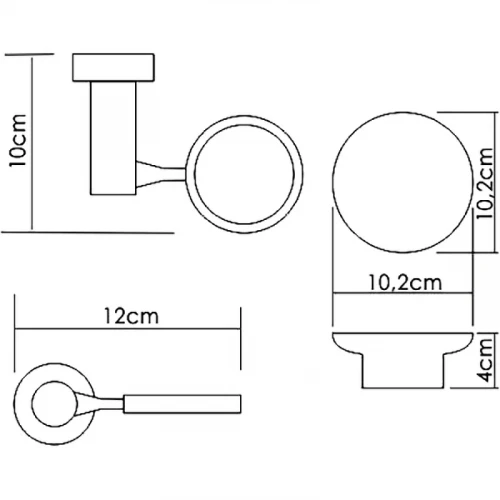 Мыльница WasserKRAFT K-28229 Хром