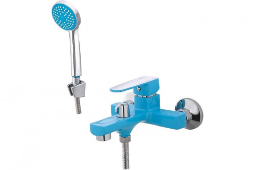 Смеситель для ванны Ekko E32304 цвет Хром Синий