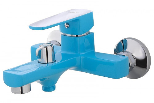 Смеситель для ванны Ekko E32304 цвет Хром Синий