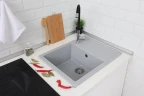 Кухонная мойка Alcora Амина 64 5615S-18 цвет Серый