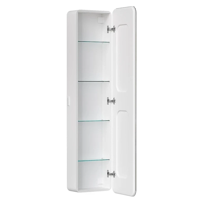 Зеркальный шкаф Equil Soldi 40 ppSOLDI40 с подсветкой цвет Белый софт