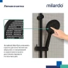 Ручной душ Milardo Ideal Spa 3F ILS3FBRM18 Черный матовый