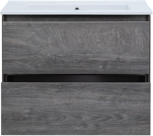 Тумба под раковину Aquanet Милан 85 339969 подвесная цвет Дуб рошелье