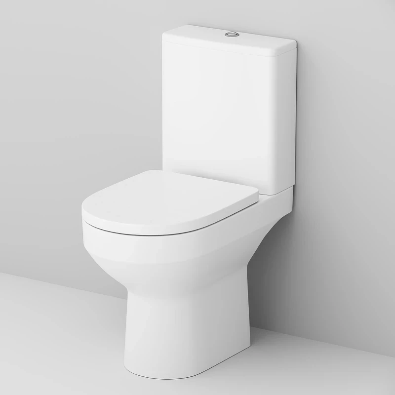 Унитаз компакт AM.PM Spirit V2.0 C708600WH с бачком без сиденья фарфор напольный