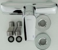 Смеситель для душа ESKO Baku BK 80 Хром глянцевый латунь на стену