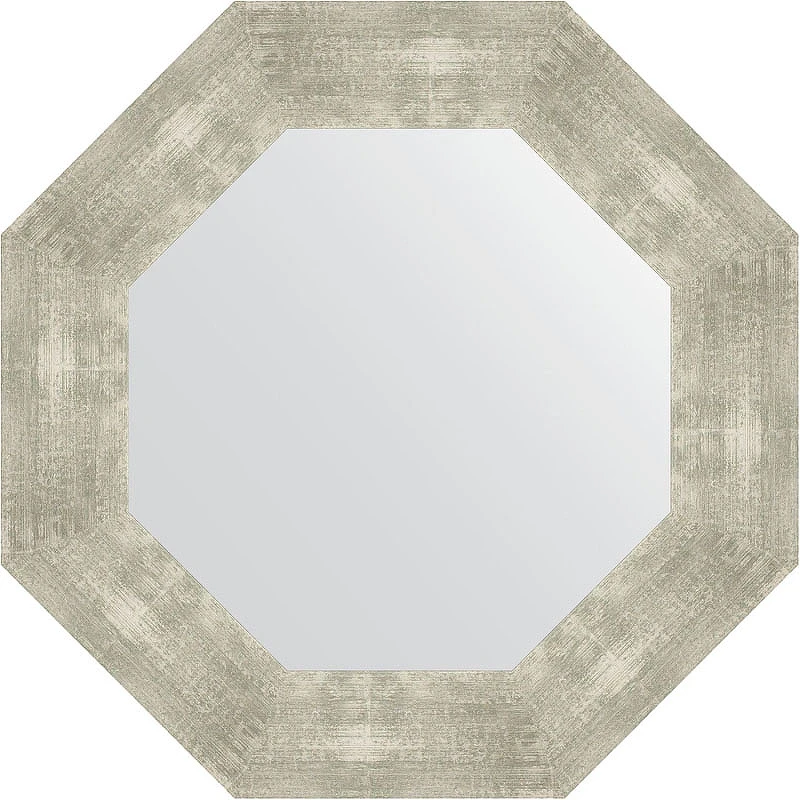 Зеркало Evoform Octagon 57х57 BY 3811 в багетной раме - Алюминий 90 мм стекло