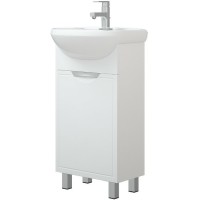 Тумба под раковину Corozo Монро 45 SD-00000784 Белая МДФ / ЛДСП