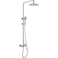 Душевая система Bravat Pure F6335369CP-A-RUS Хром латунь на стену