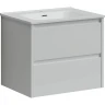 Тумба под раковину Sancos Libra 60 LB60W подвесная Белый глянец МДФ / ЛДСП
